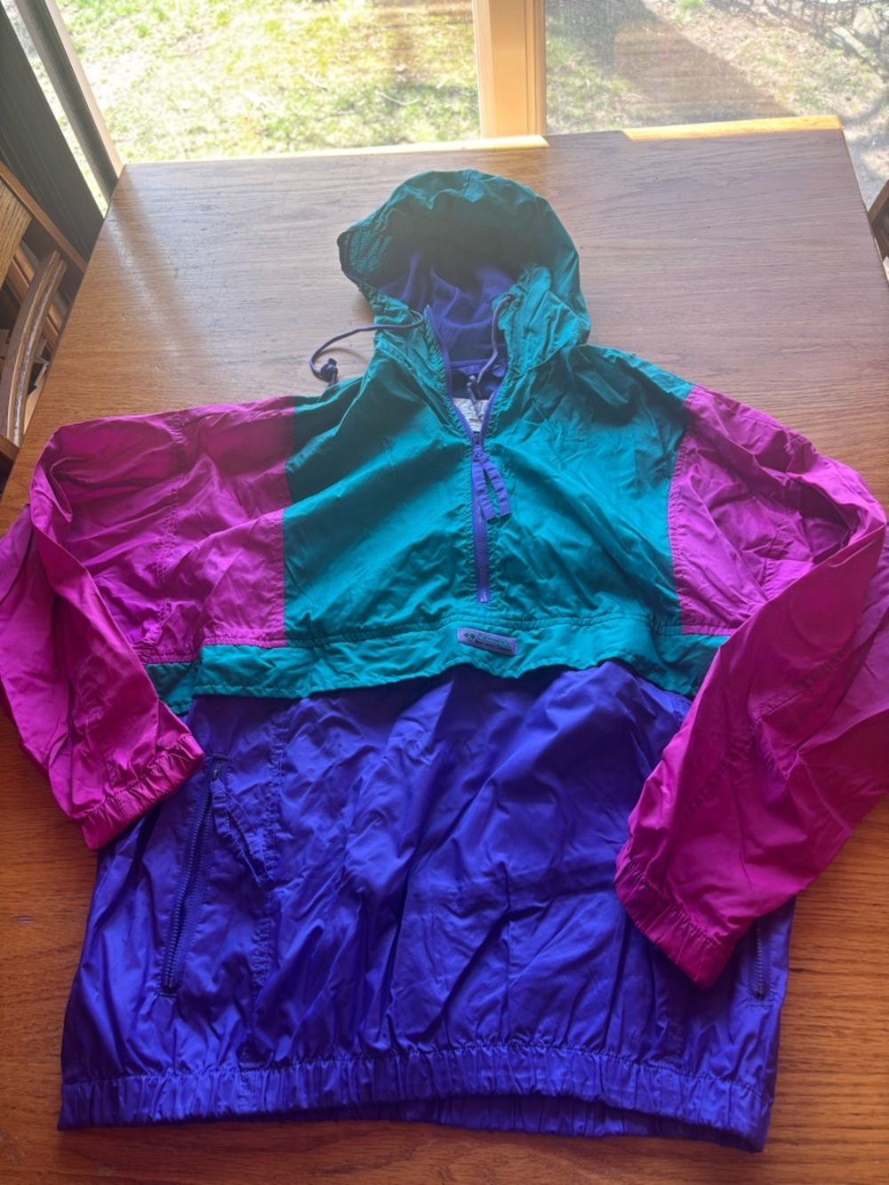 Vintage Y2K Columbia Wind Breaker Size L - Picture 2 of 5